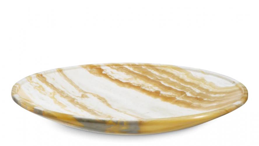 Memphara Natürlicher Onyx Dekorative Schale - Groß von Luxury Group International