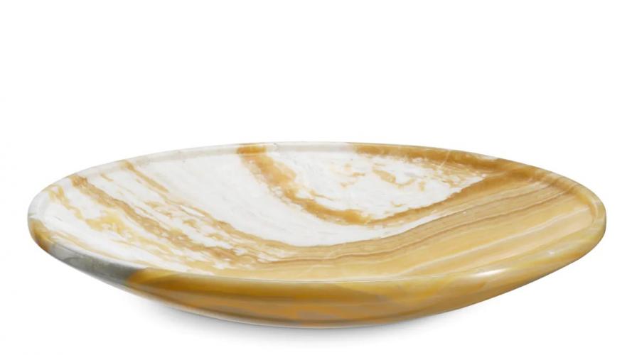 Memphara Natürlicher Onyx Dekorative Schale - Klein von Luxury Group International
