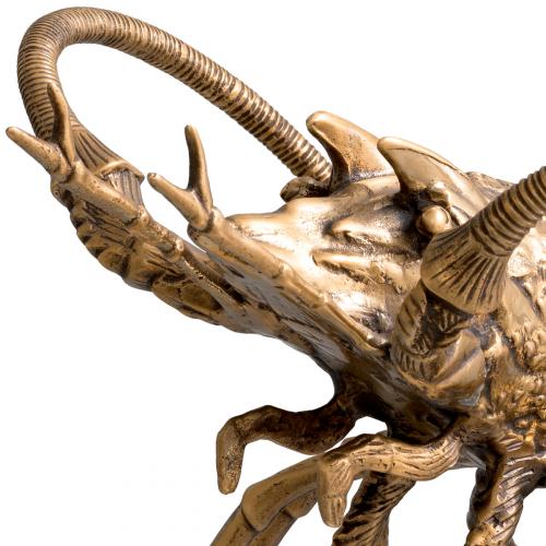 Loberto Brass Sculpture – Vintage Brass Finish by Luxury Group International