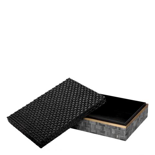 Sevarra Black & Grey Decorative Box – Large by Luxury Group International