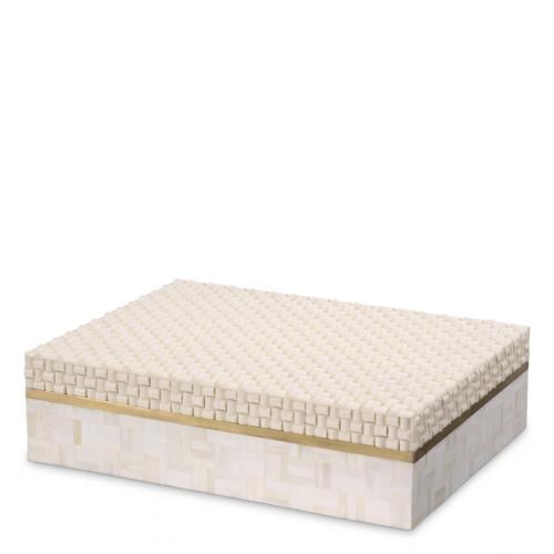 Sevarra Creme Dekorative Box - Groß von Luxury Group International