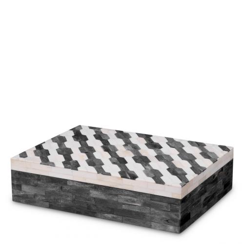 Rovano Grau &amp; Creme Dekorative Box - Groß von Luxury Group International