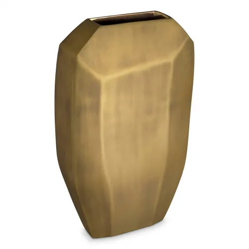 Exclusive Linos L Antique Brass Vase – Luxury Interiors