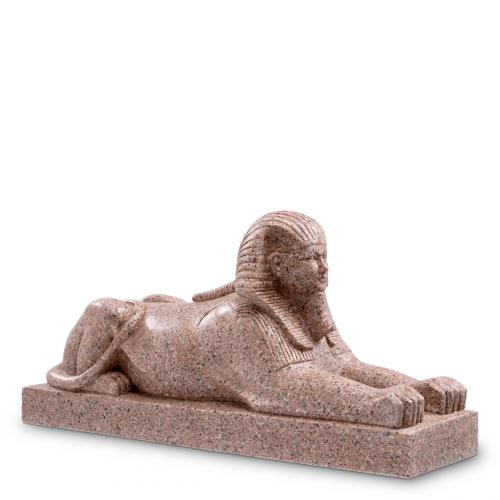 Hatshepsa Granite Sphinx Sculpture – Handcarved Art Piece