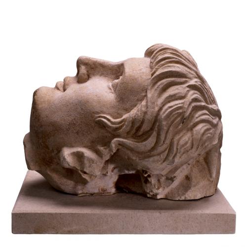 Augustanische Sandsteinbüste - Römischer Kaiser Skulptur Kunst von Luxury Group International