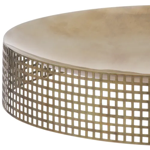 Grande Decorative Bowl – Vintage Brass Elegance by Luxury Group International