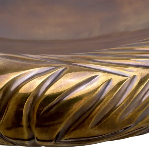 Grandeur Decorative Bowl – Vintage Brass Collection by Luxury Group International