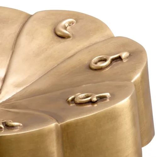Lumeria Decorative Object – Vintage Brass Celestial Art by Luxury Group International