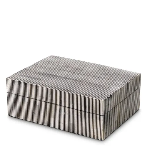 Decorative Box– Grey Bone Elegance
