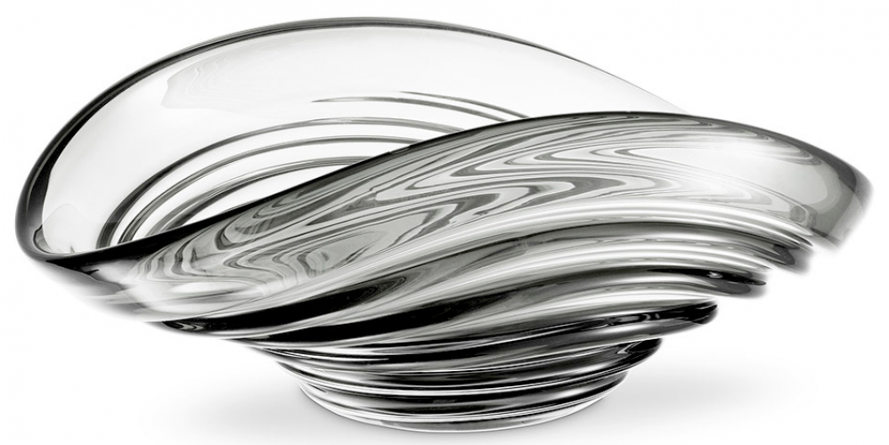 Grand Luxe Glass Bowl – Designer Handcrafted Centerpiece