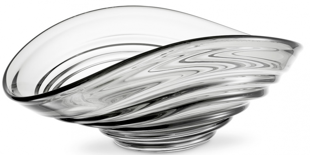 Royal Hand-Blown Glass Bowl L – Luxury Home Accent