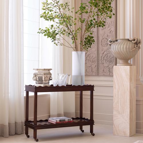 Antonine Marble-Finish Vase – Roman Serpentine Design by Luxury Group International