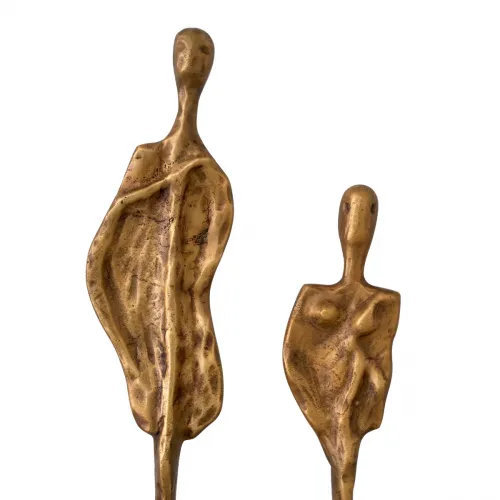 Luxury Brass Decorative Pair – Black Granite Base Accent by Luxury Group International