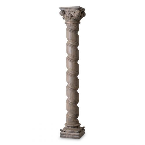 Venetian Heritage Wooden Column – Italian Crafted Art