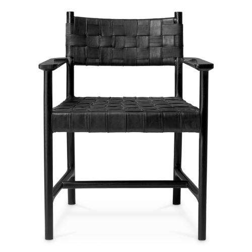 Imperial Woven Leather Armchair – Luxury Dining by Luxury Group International