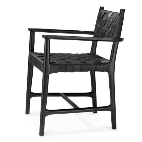 Imperial Woven Leather Armchair – Luxury Dining by Luxury Group International