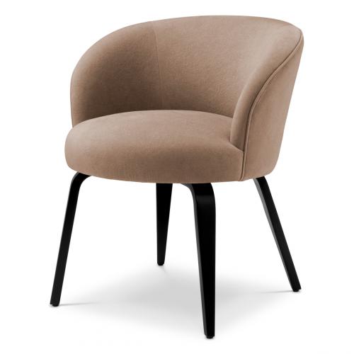 Aveline Dining Chair – Elegant Beige Upholstery Design by Luxury Group International