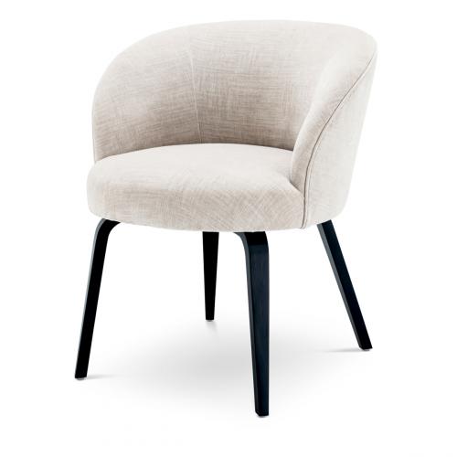 Aveline Dining Chair – Elegant Beige Upholstery Design by Luxury Group International