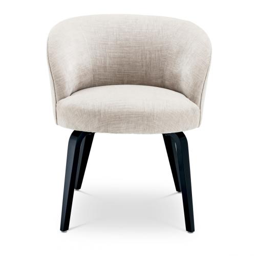 Aveline Dining Chair – Elegant Beige Upholstery Design by Luxury Group International