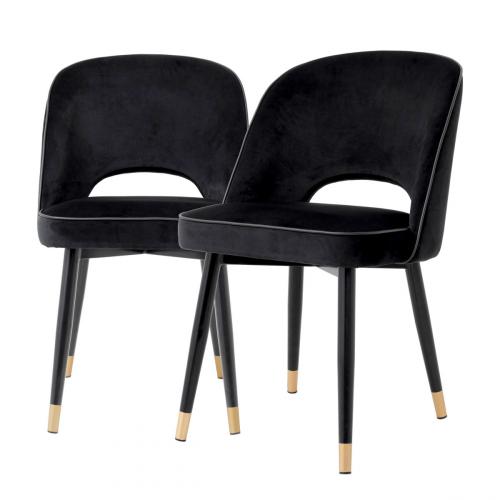 Veloura Dining Chair Collection (Set of 2) by Luxury Group International