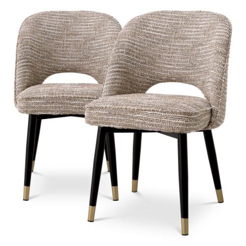 Veloura Dining Chair Collection (Set of 2) by Luxury Group International