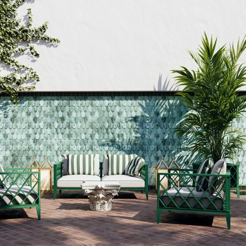 Aurelia Outdoor Sofa – Two-Seater Luxury Collection by Luxury Group International