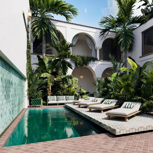 Aurelia Outdoor Sofa – Three-Seater Luxury Collection by Luxury Group International