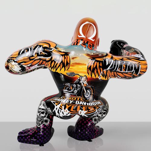Gorilla XL Sculpture – Dubai Motif Artistic Design by Luxury Group International