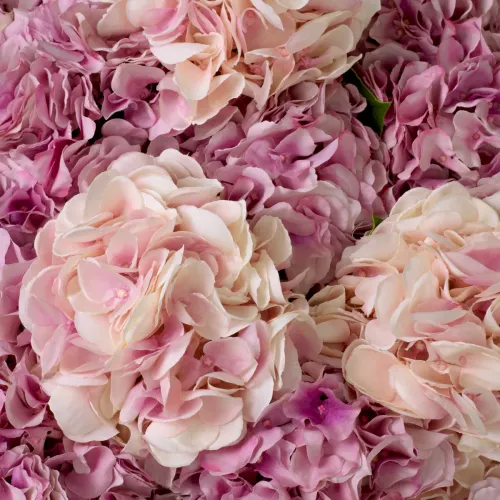 Bouquet of White Hydrangeas – Real Touch Luxury Floral Arrangement (48 pcs) by Luxury Group International