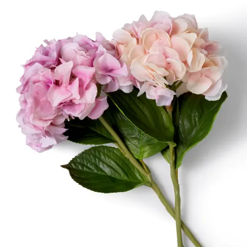 Bouquet of White Hydrangeas – Real Touch Luxury Floral Arrangement (48 pcs) by Luxury Group International