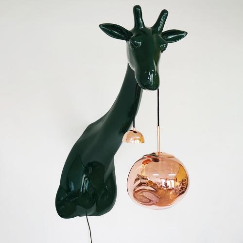 Decorative Giraffe Wall Lamp – Artistic Light Design by Luxury Group International