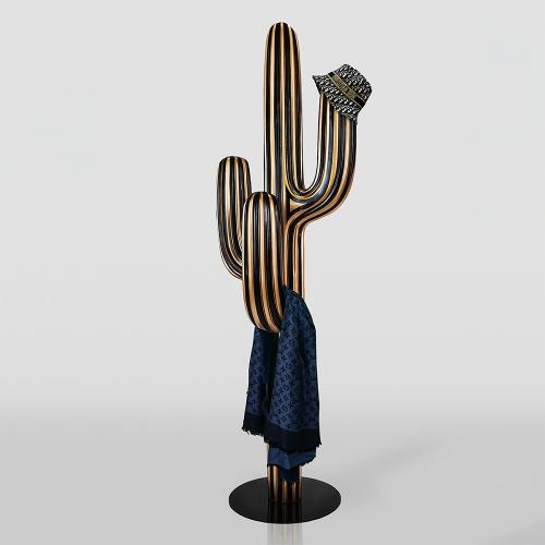 Cactus Hanger Sculpture – Gold & Black Finish by Luxury Group International