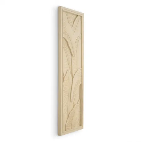 Exclusive Zanzibar Wall Ornament – Cream Finish Outdoor Sculpture by Luxury Group International
