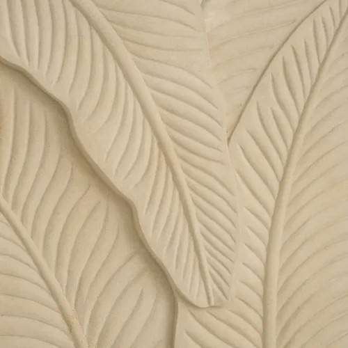 Exclusive Zanzibar Wall Ornament – Cream Finish Outdoor Sculpture by Luxury Group International