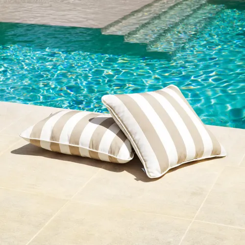 Luxury Florent Square Scatter Cushion – Outdoor Dining Chair Accent by Luxury Group International
