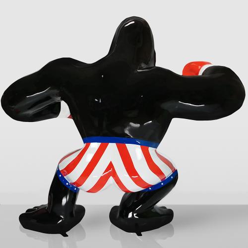 Large Boxer Gorilla Sculpture – “Rocky” Limited Edition by Luxury Group International