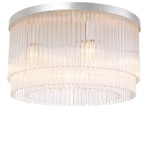 Luxury Art Deco Ceiling Lamp with Layered Glass Design