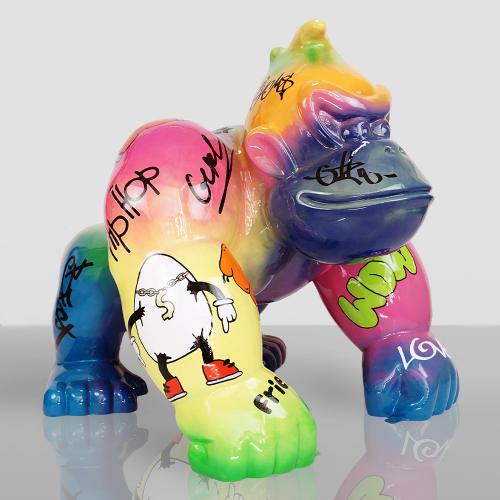 Donkey Kong Pop Art Sculpture – Luxury Glass Laminate by Luxury Group International