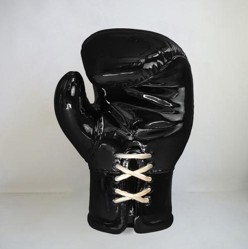 Luxury Large Boxing Glove Sculpture – White, Red & Black by Luxury Group International