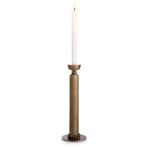 Premium Candle Holder – Vintage Brass Decorative Piece