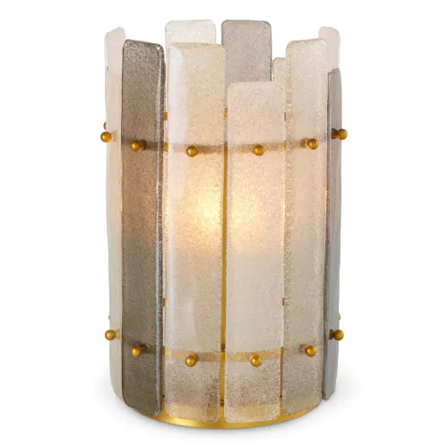 Royal Greyson Hurricane – Antique Brass with Hand-Blown Glass