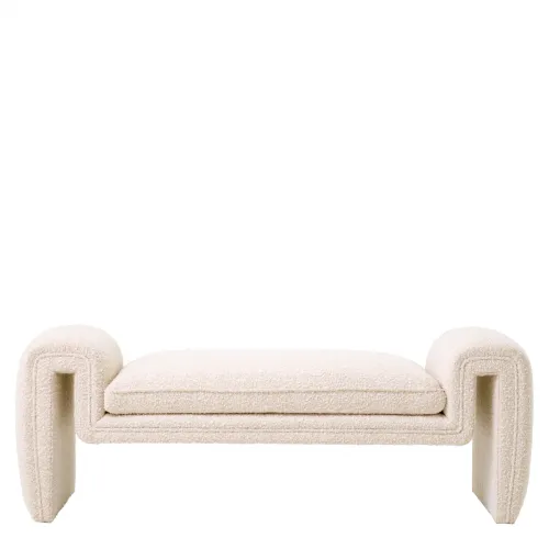 Grand Bench - Polsterung Lyssa Sand mit moderner Silhouette von Luxury Group International