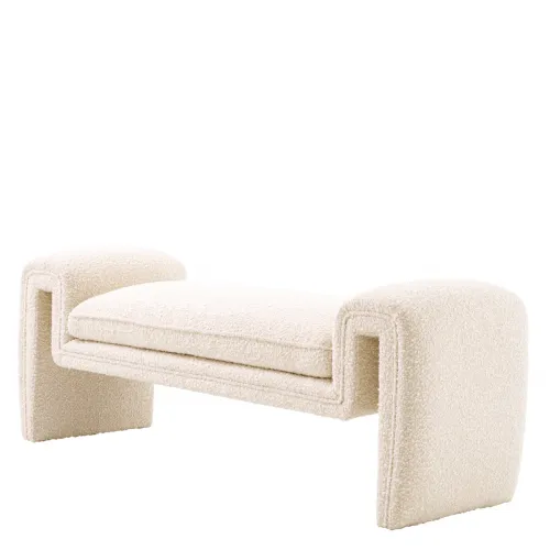 Grand Bench - Polsterung Lyssa Sand mit moderner Silhouette von Luxury Group International