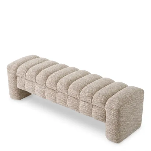 Banc à sièges premium – Design en tissu Skyward Sand par Luxury Group International