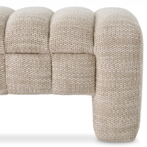 Banc à sièges premium – Design en tissu Skyward Sand par Luxury Group International