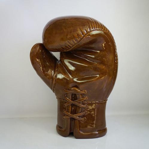 Luxury Large Boxing Glove Sculpture Bronze – 120 cm by Luxury Group International