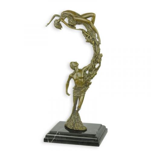 Luxury Bronze Young Couple Sculpture 36 cm by Luxury Group International