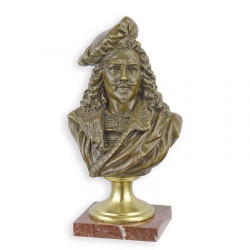 Luxury Bronze Rembrandt Sculpture — Artistic Bust by Luxury Group International