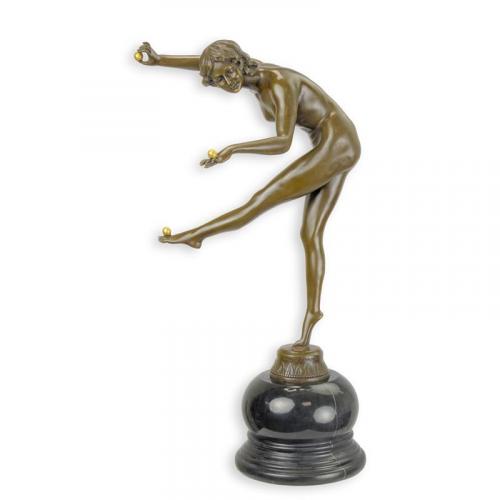 Luxury Bronze Trickstress Figurative Sculpture by Luxury Group International