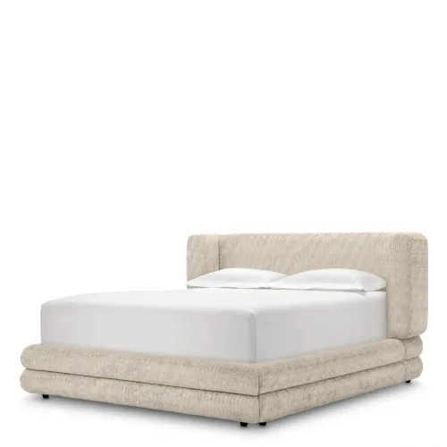Luxury Creststone Beige Bed Frame